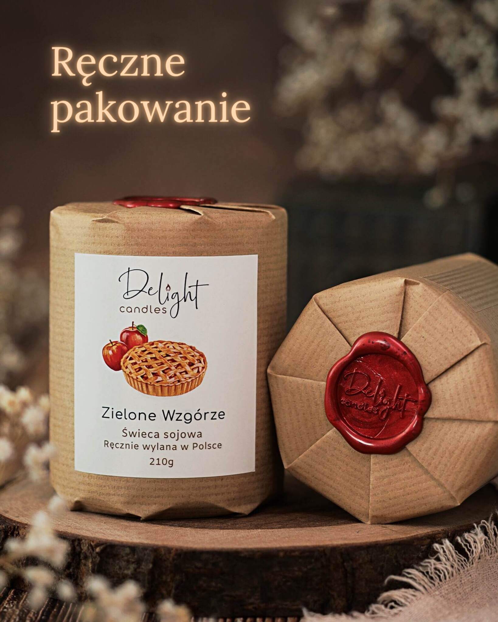 Ręczne pakowanie DeLight Candles