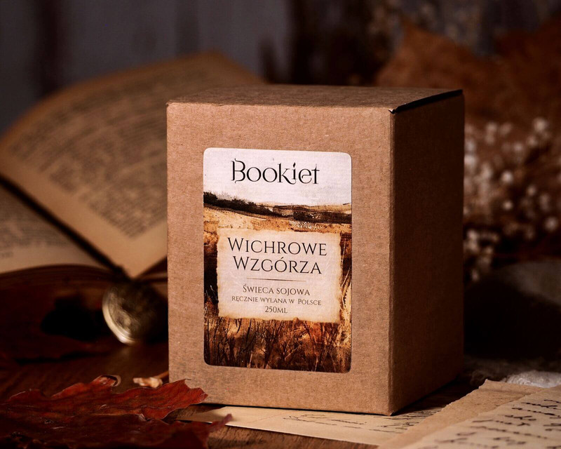 Świeca sojowa - Wichrowe wzgórza - 250ml / 60h