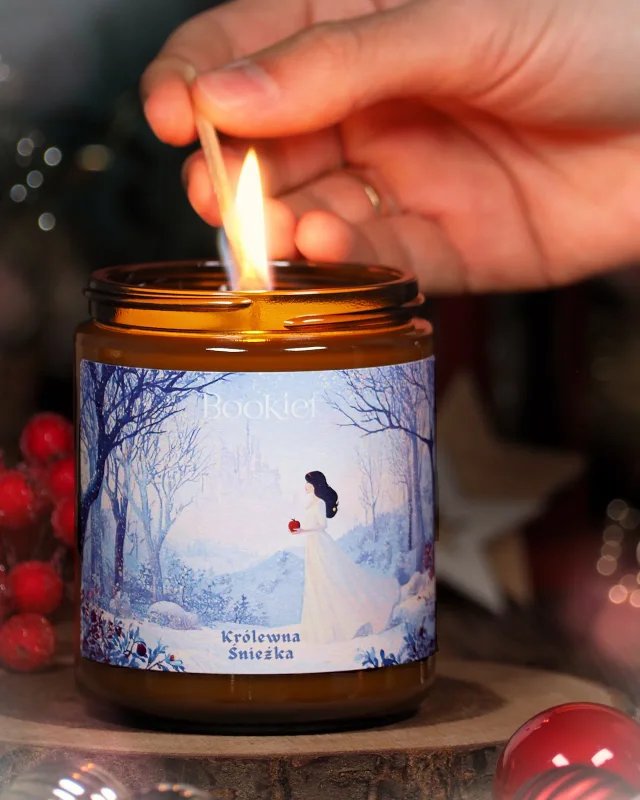 Świeca sojowa - Królewna Śnieżka - 250ml / 60h