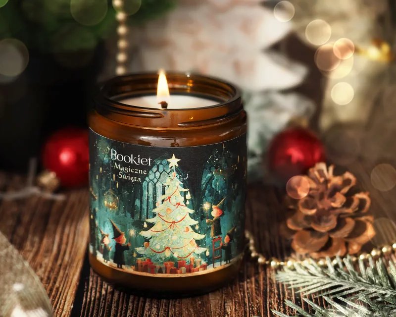 Świeca sojowa - Magiczne Święta - 250ml / 60h