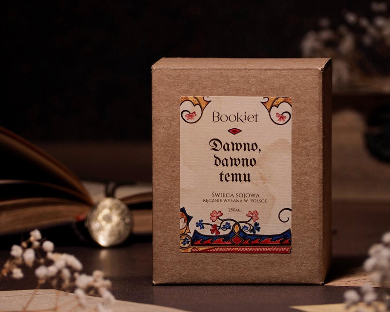 Świeca sojowa - Dawno, dawno temu - 250ml / 60h