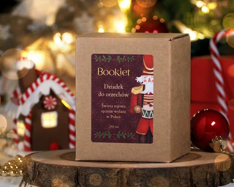 Świeca sojowa - Dziadek do orzechów - 250ml / 60h