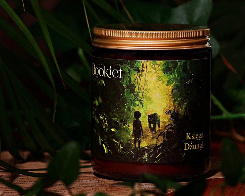 Świeca sojowa - Księga dżungli - 250ml / 60h