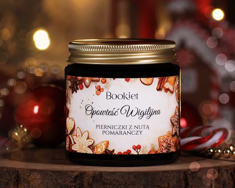 Świeca sojowa - Opowieść wigilijna - 120ml / 25h