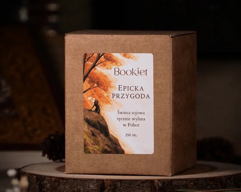 Świeca sojowa - Epicka Przygoda - 250ml / 60h