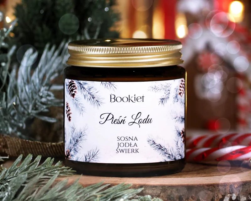 Świeca sojowa - Pieśń Lodu - 120ml / 25h