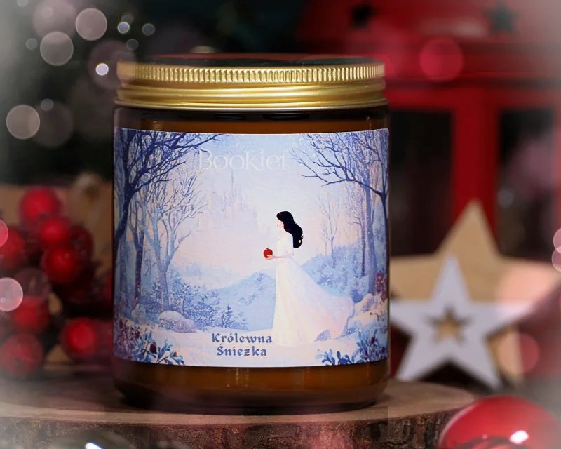 Świeca sojowa - Królewna Śnieżka - 250ml / 60h