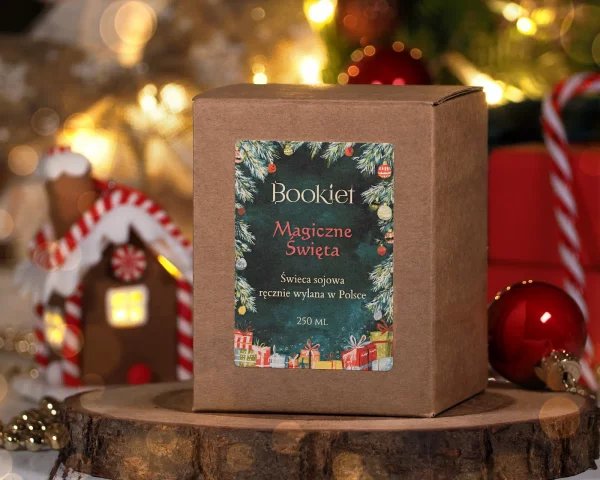 Świeca sojowa - Magiczne Święta - 250ml / 60h