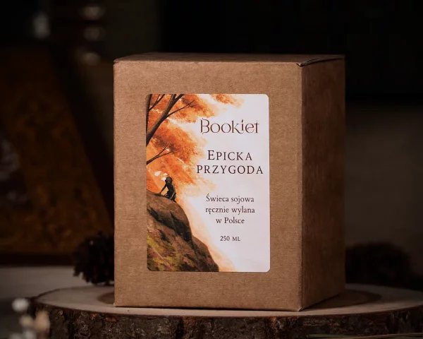 Świeca sojowa - Epicka Przygoda - 250ml / 60h