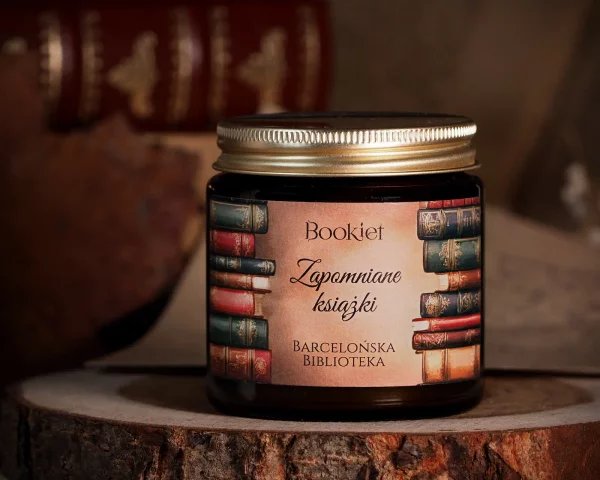 Świeca sojowa - Zapomniane książki - 120ml / 25h